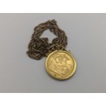 United Kingdom - Elizabeth II (1952 - 2022), full sovereign, dated 1968, London Mint, in a 9ct