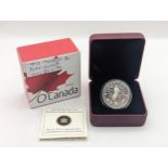 Canada - Elizabeth II (1952 -2022) 2013 'O Canada' silver proof $10/ Ten Dollars in presentation box