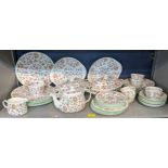 A Minton Haddon Hall pattern tea and dinner service Location: