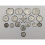Pre 1920 British Silver Coinage of Edward VII and George V to include Florins, Shillings, Sixpence