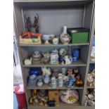 A mixed lot to include Japanese china, eggshell porcelain, Hornsea and Delft pottery and other