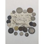 A mixed collection of Victorian and later coins to include a Gothic Florin, 1887 Sixpence, and later