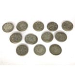 A collection of circa 1920-1947 half crowns, George V and George VI, total weight 418.8g Location: