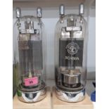 A pair of vintage Standard Telephones and Cables Ltd 5c/450A transmission valves Location: