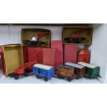 A collection of Hornby0 gauge boxed and loose to include carriages and trucks, Location: