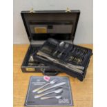 A Solingen cutlery set in a briefcase style case, Location: