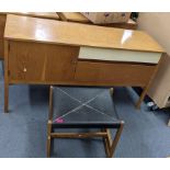 A Richard Young for G-Plan sideboard having a cupboard door and two drawers, 71h x 132.5w,