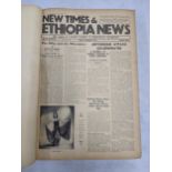 Book - a 1938-1941 Ethiopia News by Sylvia Pankhurst, Location: