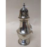 George VI silver sugar caster, Birmingham 1946, marks for E W Haywood, weight 105.5g Location: