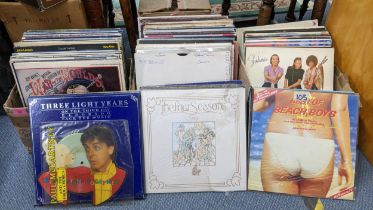 Mixed LP records to include The Beach Boys, George Harrison, John Lennon and others, Location: