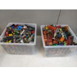 Lego and similar building bricks, along with a large collection of diecast model vehicles Location: