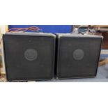 A pair of large vintage speakers. Location:SR