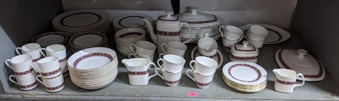 A Royal Doulton Minuet pattern dinner service comprising 107 pieces Location: G