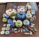 A selection of Chinese and Japanese items to include an early 20th century Chinese Prunus pattern