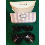 Lulu Guiness and Diesel-Two pairs of ladies designer sunglasses, one Lulu Guiness case and one