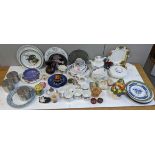 Ceramics to include a Royal Doulton Autumn's Glory part tea/dinner service, collections plates, a