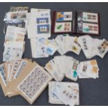 A quantity of mainly Scottish first day covers to include gold foil stamps circa 1980's,