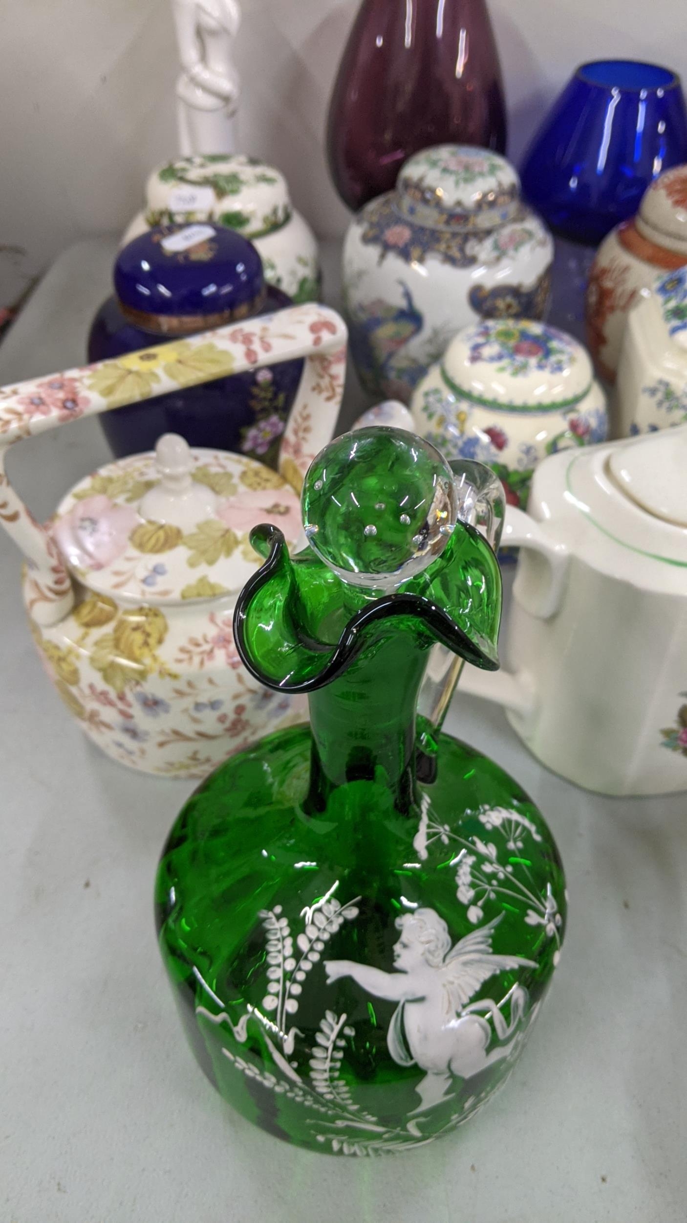 A mixed lot to include 20th century ginger jars, tea pots to include a harmony kingdom teapot and - Image 3 of 4