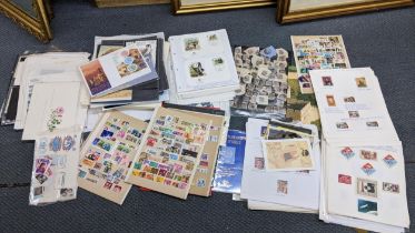 Stamps - Commonwealth/All World. Stock Cards, Album pages, thematic collections, covers and