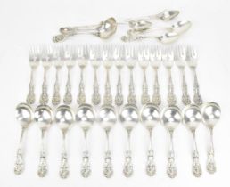A set of early 20th century silver flatware by Reed & Barton, in the Francis I pattern, comprising