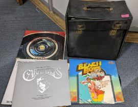 A selection of records to include The Beach Boys, Barry White and others Location: