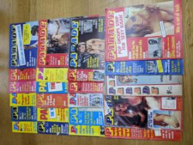 A collection of 23 Parade vintage adult magazines mostly from 1972 Location: