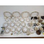 Ceramics and collectables to include an early Royal Albert part tea set, a part coffee set, silver