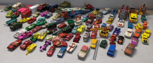 A selection of mainly Corgi toys to include Volvo P.1800, Dinky, Shada 2, Cornmore Mark IV and