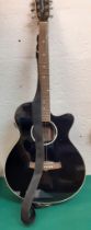 A Tanglewood Guitar Company 'Evolution' 6 string acoustic guitar Model Number TSFCEBK, with a