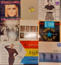 A quantity of mainly 1970's and 1980's LP's and 12" records to include Iggy Pop, Spandau Ballet,