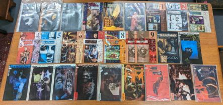 DC Vertigo - Neil Gaiman, Sandman comic books to include issues 39-60, three Part Death series and