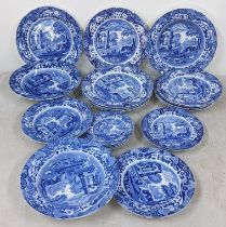 A collection of Spode Italian pattern tableware Location: