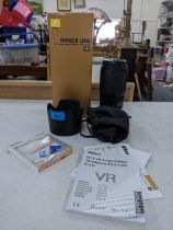 Nikon lens AF - S VR zoom 70-300mm f/4.5-5.6G IF-ED with box Location: