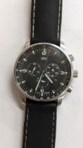 An Audi gents quartz chronograph wristwatch Location: CAB3