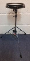 A Stagg practice/training drum on folding and adjustable stand, new with original tags. Location:RWM