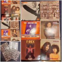 A small quantity of TRex and Thin Lizzy LP's and 12" records to include TRex's 1972 Unicorn (