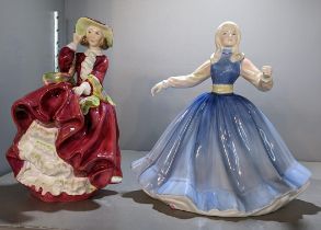 Two Royal Doulton figures to include Jennifer HN2392 and Top O' the Hill HN1834 Location: