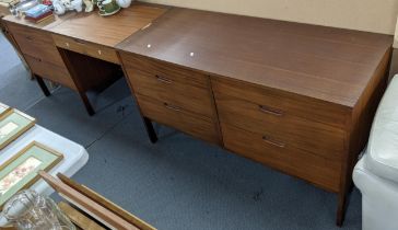 A 1960's modular afromosia dressing table by Richard Hornby for Richard Hornby for Fyne Ladye,