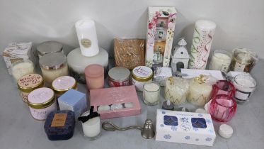 A selection of candles to include Yankee, John Lewis and others Location: