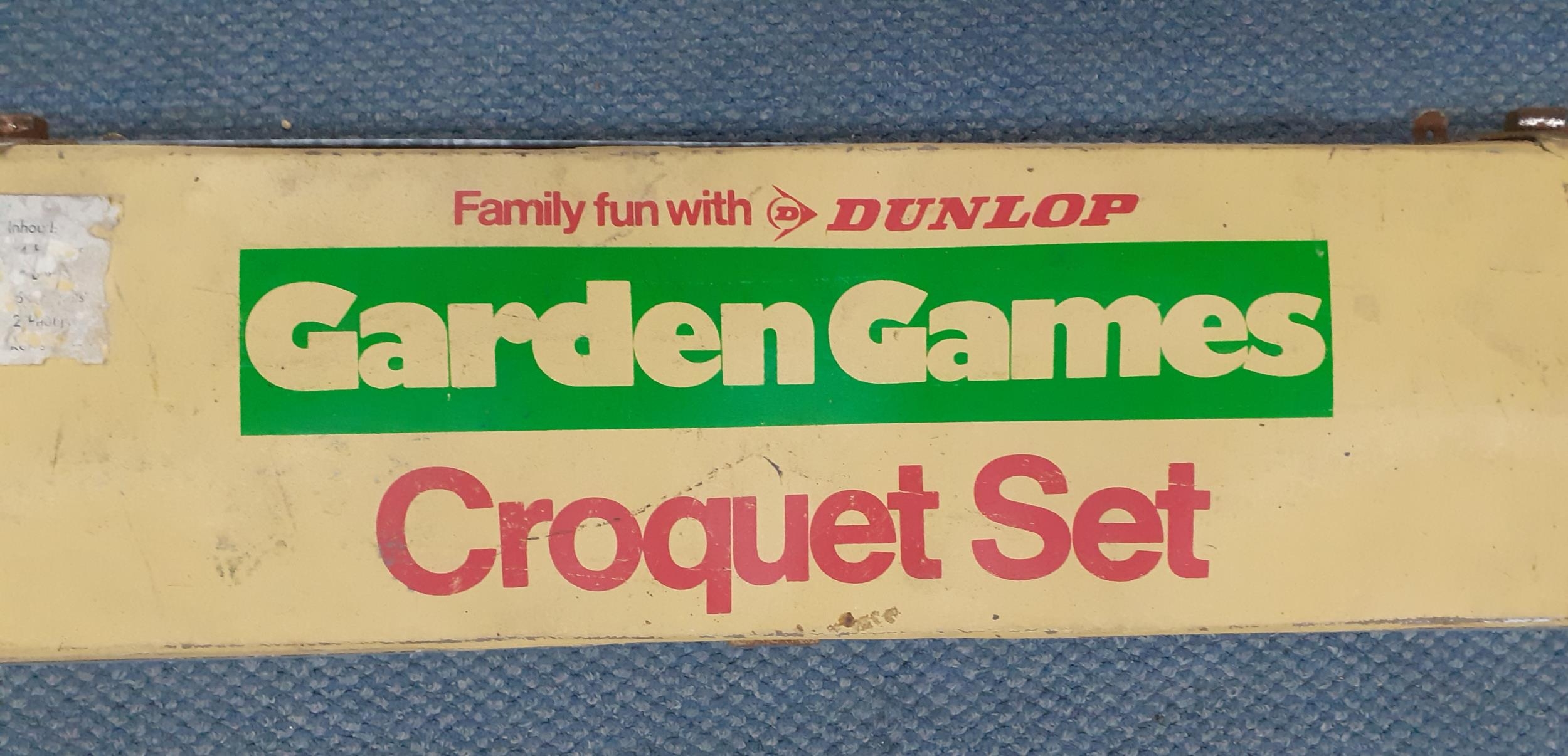 A Dunlop Garden Games croquet set, Location: A3M - Image 2 of 2