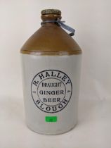 Halleys, Slough 2 gallon double sided 'Ginger Beer' tap jar