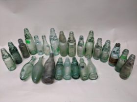 Twenty four Slough mineral water bottles including R Halley & S. Eagle examples