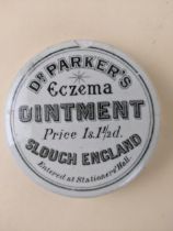 Dr Parker's, Slough 'Eczema Ointment' pot lid
