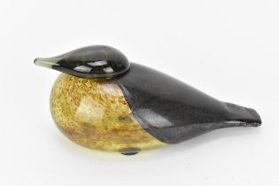Oiva Toikka (1931-2019) Finnish, studio glass bird, the eider duck with part clear and part opaque