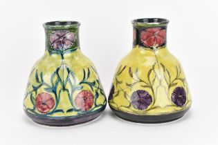 A pair of Morris Ware vase by George Cartlidge (1868-1961) for Sampson Hancock & Sons, early 20th