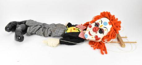 A large pelham puppet shop display of Bimbo the Clown,