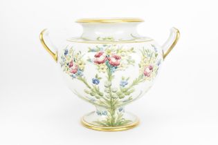 A William Moorcroft (1872-1945) for Macintyre & Co Florian pedestal vase, circa 1905-1910, in the '