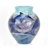 A Sally Tuffin for Dennis China Works 'Lycidas' pattern vase, limited edition 16/50, exclusively