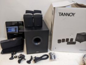 A Tannoy Home Theatre surround sound system Location: