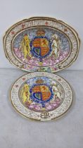 Two pieces of Paragon commemorative porcelain commemorating the coronation of King Edward VIII